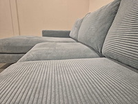 Hoekbank - shadow - ribcord - sofa - afbeelding 3 van  8