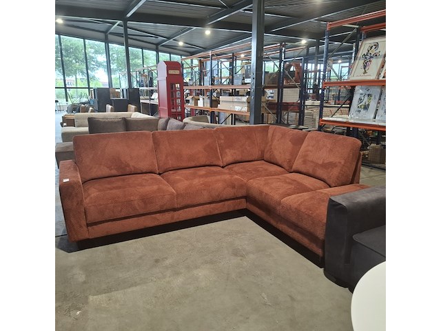 Hoekbank 275x210 cm, rood, 2026 - afbeelding 1 van  8