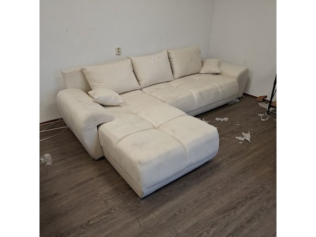 Hoekbank beige - afbeelding 1 van  7