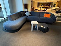 Hoekbank cartel living, pom, royal blue - afbeelding 1 van  6