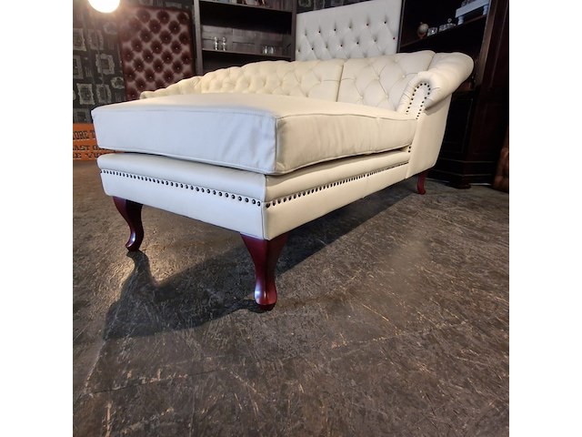 Hoekbank chesterfield, acme, creme - afbeelding 2 van  9