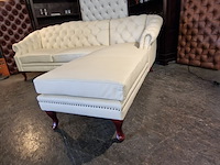 Hoekbank chesterfield, acme, creme - afbeelding 6 van  9