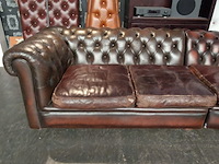 Hoekbank chesterfield, chesterfield, bruin - afbeelding 2 van  11