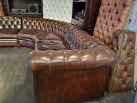 Hoekbank chesterfield, chesterfield, bruin - afbeelding 7 van  11