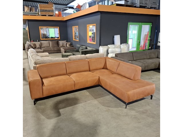 Hoekbank, cognac, 2024 - afbeelding 2 van  5