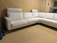 Hoekbank, creme/wit - afbeelding 5 van  5