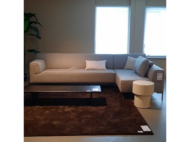Hoekbank design on stock, bloq, mist/coal - afbeelding 1 van  12