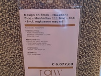 Hoekbank design on stock, bloq, mist/coal - afbeelding 5 van  12