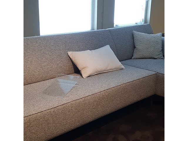 Hoekbank design on stock, bloq, mist/coal - afbeelding 10 van  12