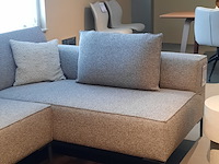 Hoekbank design on stock, bloq, mist/coal - afbeelding 12 van  12