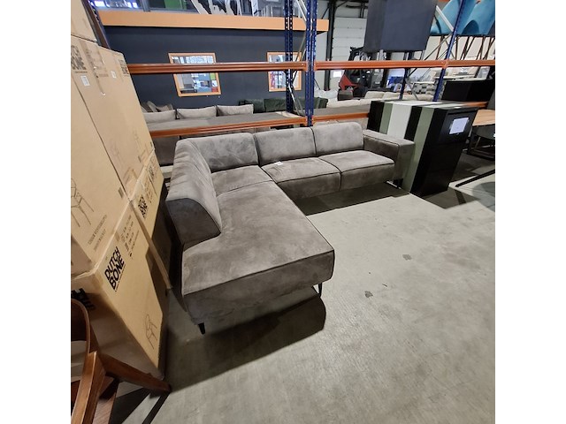 Hoekbank, donkergrijs / antraciet - afbeelding 2 van  8