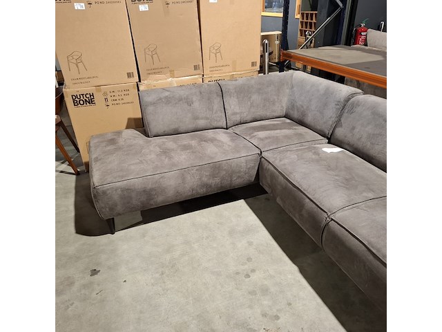 Hoekbank, donkergrijs / antraciet - afbeelding 4 van  8