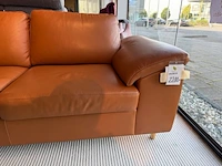 Hoekbank, elektrisch verstelbaar cognac - afbeelding 4 van  6