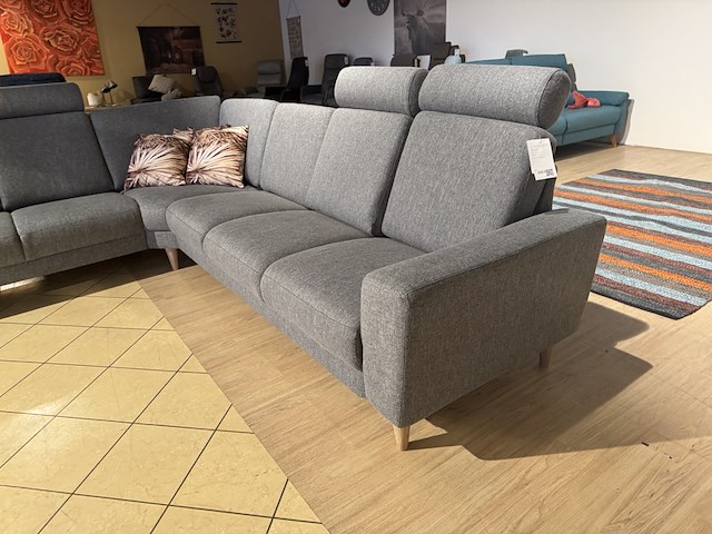 Hoekbank, grijs - afbeelding 3 van  5