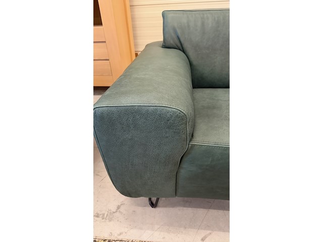 Hoekbank, groen, 280x215 cm - afbeelding 4 van  4