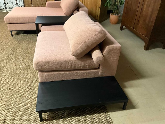 Hoekbank inclusief overzettafel - afbeelding 1 van  13