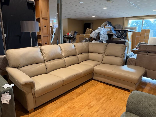 Hoekbank knudsen, beige / creme - afbeelding 1 van  8