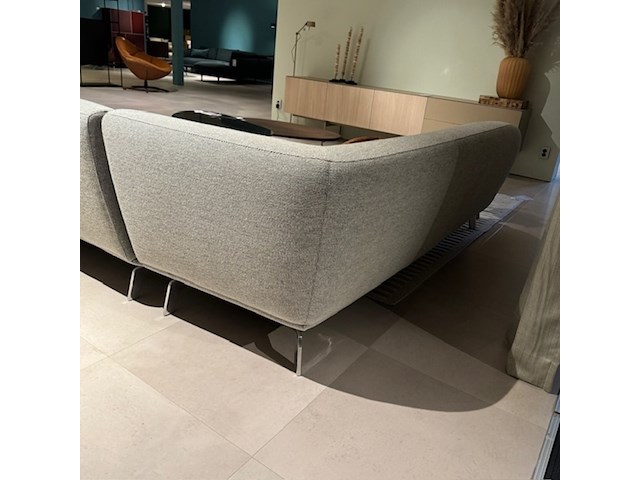 Hoekbank leolux, flint, light grey - afbeelding 4 van  5
