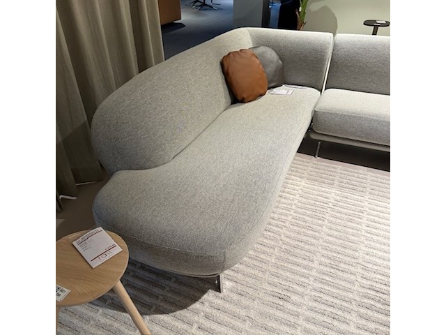Hoekbank leolux, flint, light grey - afbeelding 5 van  5