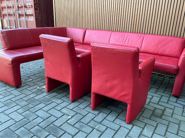 Hoekbank met 2 stoelen - afbeelding 10 van  11