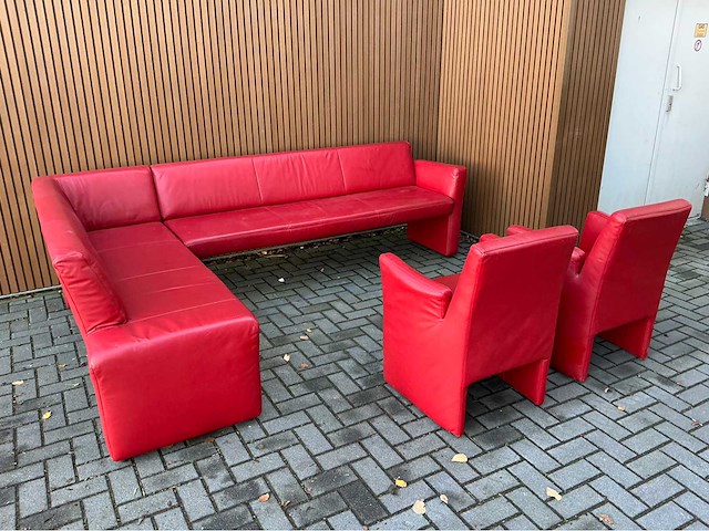 Hoekbank met 2 stoelen - afbeelding 3 van  11