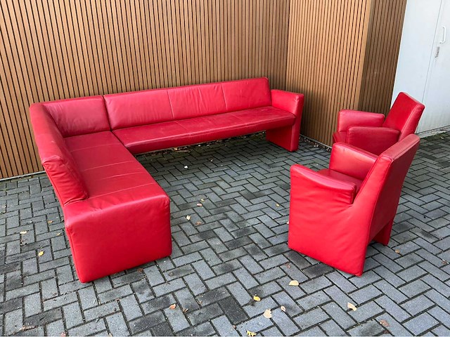 Hoekbank met 2 stoelen - afbeelding 8 van  11