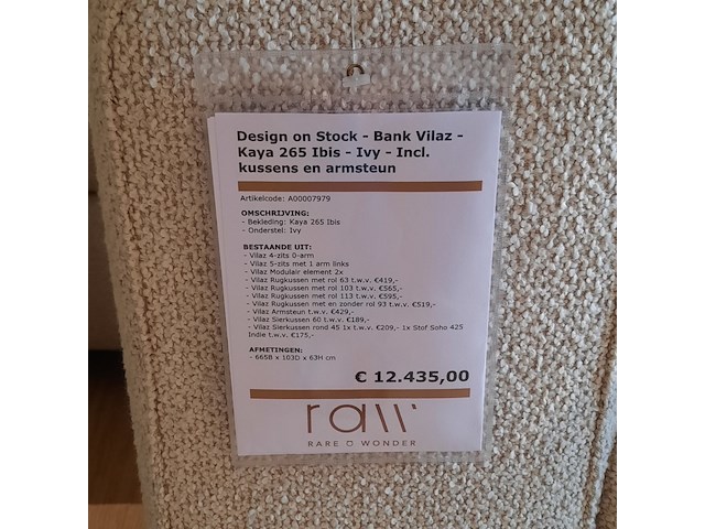 Hoekbank met 2x poef design on stock, vilaz - afbeelding 4 van  11
