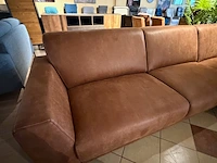 Hoekbank met lounge cognac - afbeelding 6 van  7