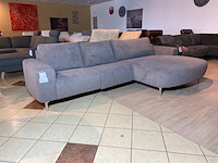 Hoekbank met lounge, taupe/bruin - afbeelding 2 van  6