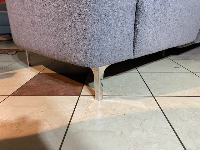 Hoekbank met lounge, taupe/bruin - afbeelding 4 van  6