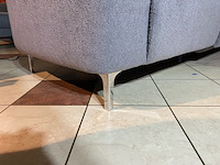 Hoekbank met lounge, taupe/bruin - afbeelding 4 van  6