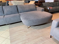 Hoekbank met lounge, taupe/bruin - afbeelding 6 van  6