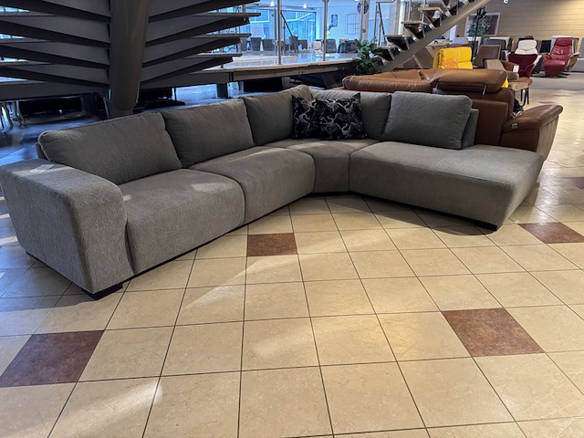 Hoekbank met open eiland, thyme - afbeelding 1 van  6