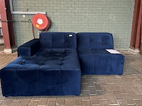 Hoekbank met open eind, cosmopolitan design, chicago, blauw - afbeelding 2 van  5