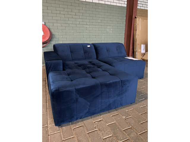 Hoekbank met open eind, cosmopolitan design, chicago, blauw - afbeelding 3 van  5