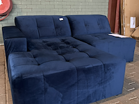 Hoekbank met open eind, cosmopolitan design, chicago, blauw - afbeelding 3 van  5