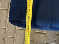 Hoekbank met open eind, cosmopolitan design, chicago, blauw - afbeelding 5 van  5