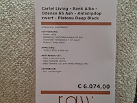 Hoekbank met poef cartel living, alba - afbeelding 5 van  12