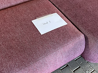 Hoekbank met slaapbank , micadoni home , roze - afbeelding 6 van  7