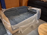 Hoekbank met verstelbare hoofdsteunen anton, blauw/grijs - afbeelding 4 van  7