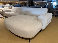 Hoekbank sitdesign, beige / creme - afbeelding 2 van  7