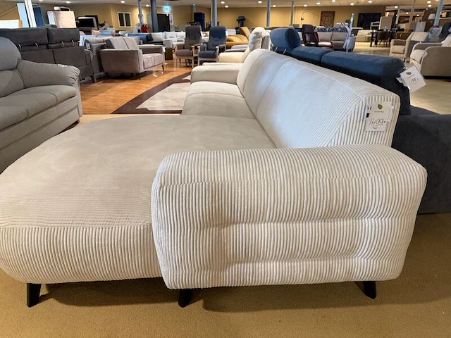 Hoekbank sitdesign, beige / creme - afbeelding 4 van  7