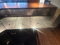 Hoekbar met achterkast en luifel met spots - afbeelding 6 van  16