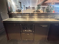 Hoekbar met achterkast en luifel met spots - afbeelding 14 van  16