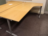 Hoekbureau - 220x80-120x74cm