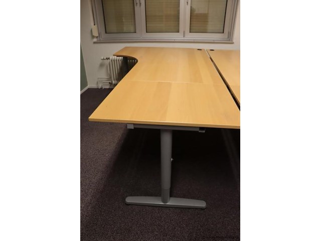 Hoekbureau - 220x80-120x74cm - afbeelding 2 van  9