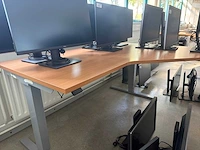 Hoekbureau (electrisch in hoogte verstelbaar) - afbeelding 3 van  6