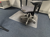 Hoekbureau met bureaustoel, ahrend, mehes, eiken/zwart - afbeelding 3 van  5