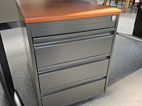 Hoekbureau met bureaustoel en 2x ladeblok - afbeelding 7 van  7