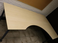 Hoekbureau met uitsparing - 200x120x178cm - afbeelding 2 van  8